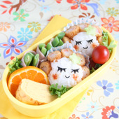 お弁当持って♪「えびちゃん弁当」