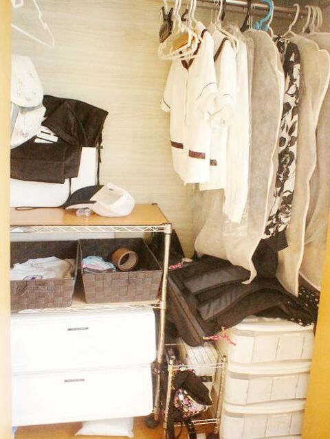 子供部屋 カバンが散乱したクローゼット収納 暮らしニスタ