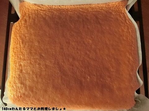 材料3つで簡単 ふわふわスポンジケーキ 暮らしニスタ