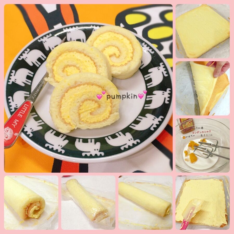 かぼちゃのロールケーキ 料理のレシピや作り方 暮らしニスタ かぼちゃのロールケーキ 料理のレシピや作り方 暮らしニスタ