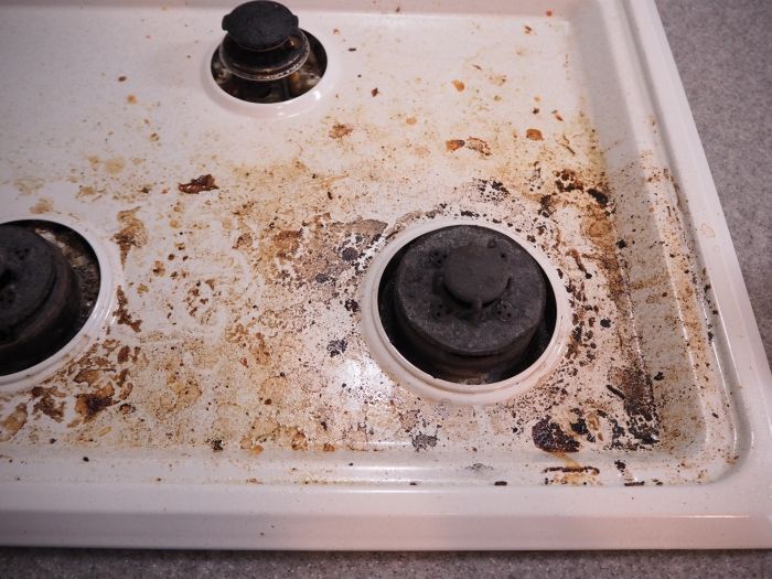 重曹 アレで激ラク ガスコンロのこびりつきが気持ちいいほど落ちる 家事コツ 暮らしニスタ