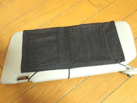 使える ダイソーのデニム生地のハギレでサンバイザー収納 暮らしニスタ 使える ダイソーのデニム生地のハギレでサンバイザー収納 暮らしニスタ
