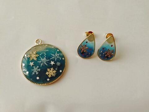 冬っぽいレジンアクセサリー 暮らしニスタ