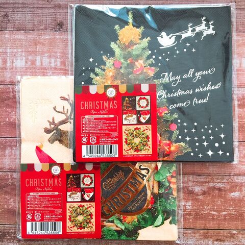 クリスマスインテリア セリアのペーパーナフキンで 暮らしニスタ クリスマスインテリア セリアのペーパーナフキンで 暮らしニスタ