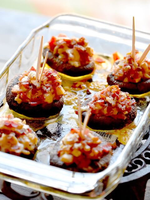 野菜のつまみ 旨味じゅわん 生ハムチーズのしいたけ詰め おつまみ おやつ 暮らしニスタ