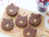 専用型がなくてもキャラクッキー♪LINEブラウンのキャラクッキーの作り方