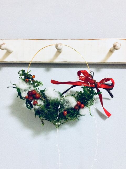 ダイソーのモスとワイヤーで作るクリスマスリース 暮らしニスタ ダイソーのモスとワイヤーで作るクリスマスリース 暮らしニスタ