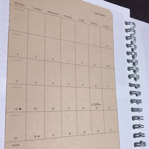 Moleskineのスケジュールをつくる 暮らしニスタ Moleskineのスケジュールをつくる 暮らしニスタ