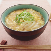 あったかレシピ「とろ玉うどん」