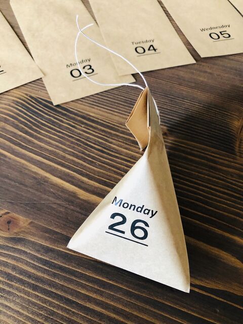 Seria 茶封筒でつくる アドベントカレンダー 暮らしニスタ