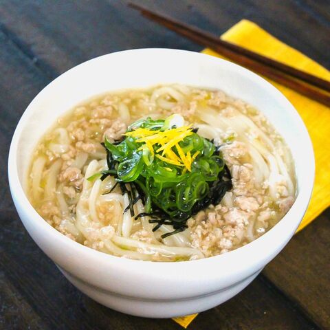 あったかレシピ 鶏塩しょうがあんかけうどん 暮らしニスタ