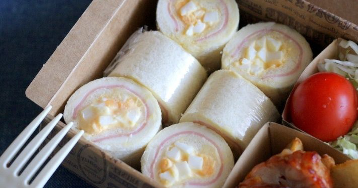 たまごとハムチーズのロールサンド 暮らしニスタ