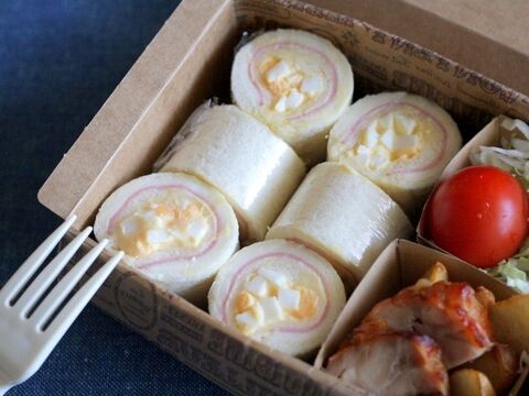 たまごとハムチーズのロールサンド 暮らしニスタ