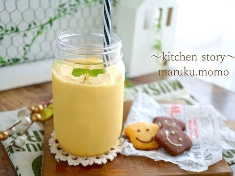 缶詰のマンゴーであっと言う間に作れる マンゴーシェイク 暮らしニスタ
