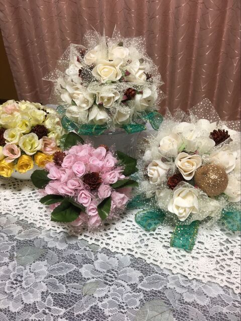 100均利用で豪華な花飾り 暮らしニスタ