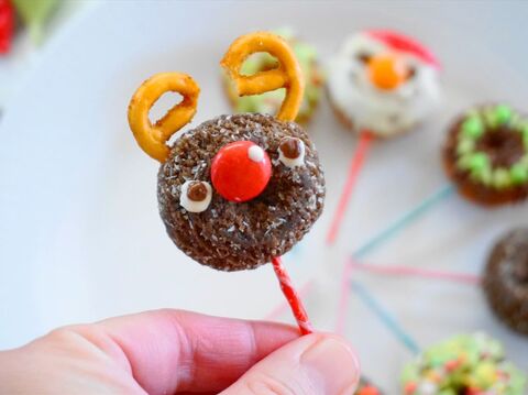 ケーキポップ風 クリスマス プチドーナツ 暮らしニスタ