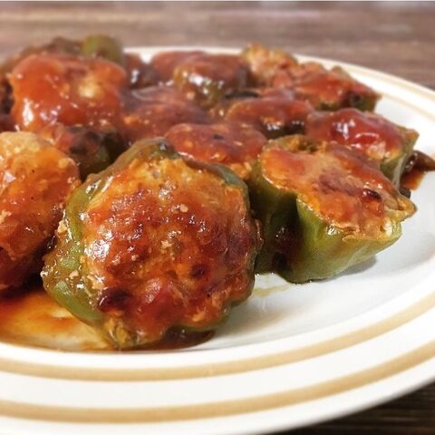 小6娘の得意料理 輪切りピーマンの肉詰め 暮らしニスタ
