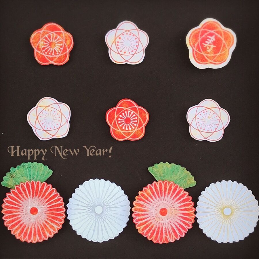 ダイソーくるりん定規で お正月を作ろう 暮らしニスタ