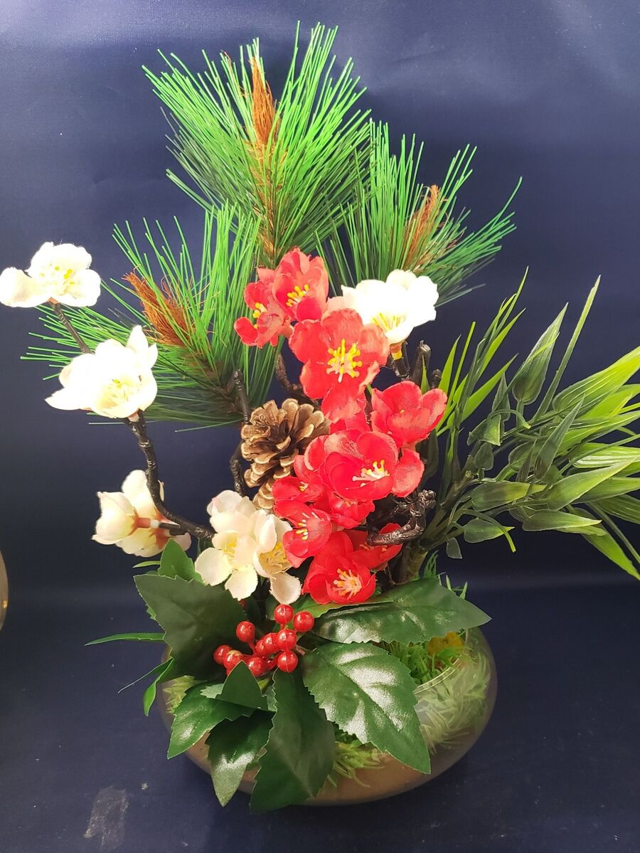お正月に飾る花を100均の材料で作りました 暮らしニスタ お正月に飾る花を100均の材料で作りました 暮らしニスタ