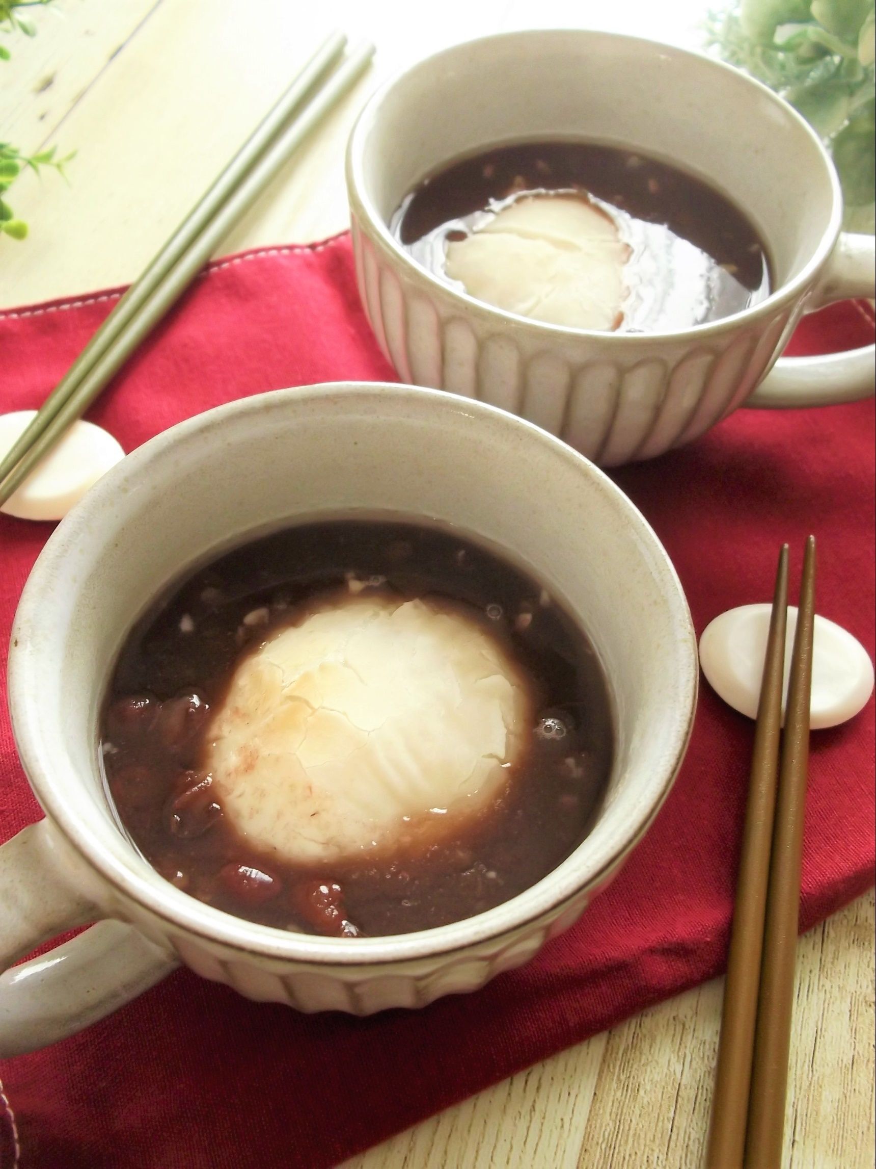 鏡開きに♪缶詰活用で簡単なんだけど、隠し味でぐっと美味しく！塩麹入りぜんざい