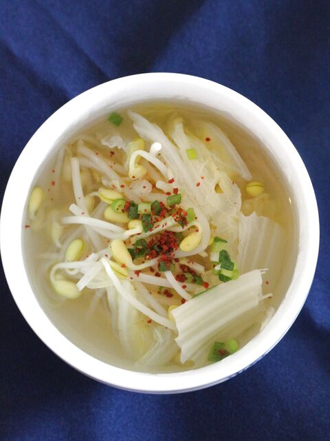 白菜 もやしスープ 콩나물배추국 暮らしニスタ