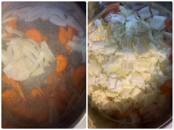 スープを作る