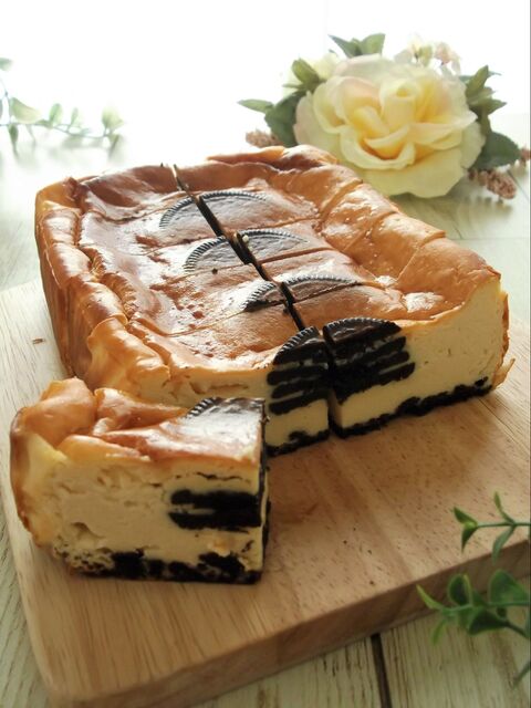 思い立ったらすぐ焼ける 水切り不要 オレオヨーグルトチーズケーキ 暮らしニスタ 思い立ったらすぐ焼ける 水切り不要 オレオヨーグルトチーズケーキ 暮らしニスタ