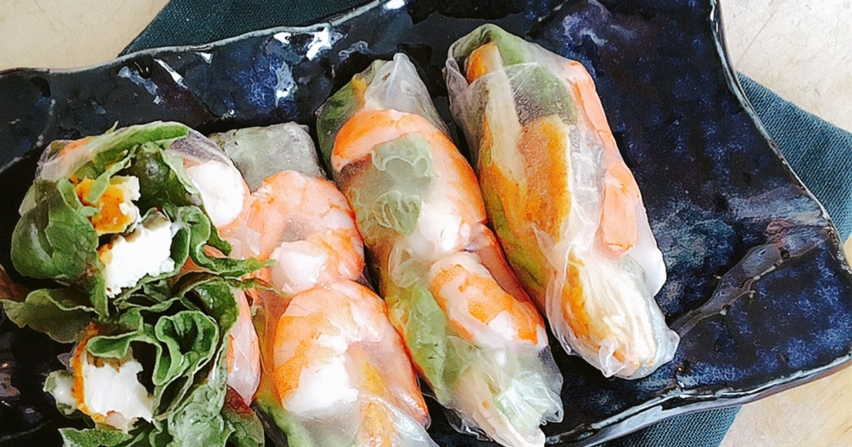 サラダチキンdeつけダレいらずの生春巻き 暮らしニスタ