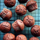 ♡バター不使用♡ミニチョコマフィン♡【#バレンタイン#簡単#お菓子#サラダ油】