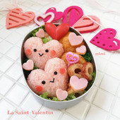 簡単可愛い♡ラブラブハートちゃんでバレンタイン弁当