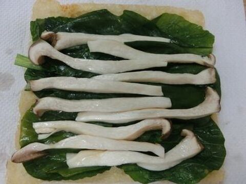 ポリ袋とレンジで楽々 油揚げの小松菜きのこロールおひたし 暮らしニスタ ポリ袋とレンジで楽々 油揚げの小松菜きのこロールおひたし 暮らしニスタ