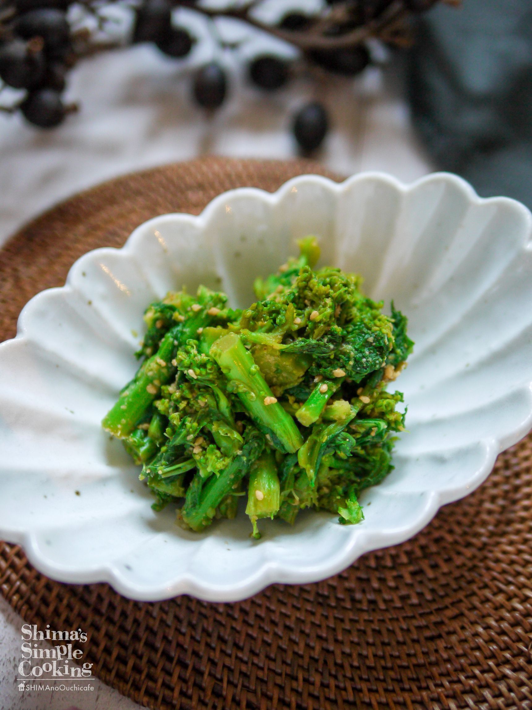 下ごしらえは電子レンジで簡単に♪そのまま冷蔵庫保存なタッパー調理【菜の花のからし和え】