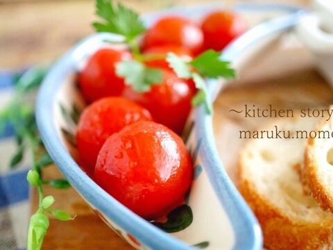 ミニトマトの皮を簡単に1度で剥く方法 材料2つで便利なトマトマリネ 暮らしニスタ ミニトマトの皮を簡単に1度で剥く方法 材料2つで便利なトマトマリネ 暮らしニスタ
