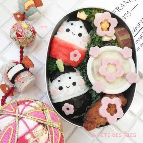 超絶可愛くて超絶簡単 俵型おにぎりでひな祭り弁当 暮らしニスタ