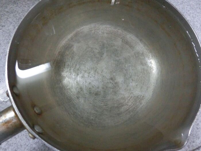 行平鍋(アルミ鍋)の汚れはクエン酸で落ちる♪