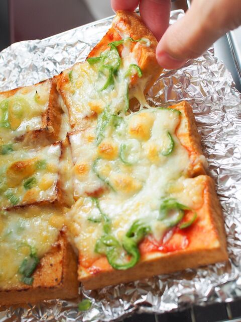 糖質off 厚揚げdeピザ のレシピ 暮らしニスタ