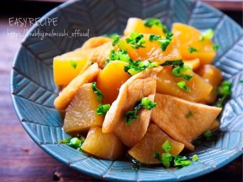 煮るだけ簡単 大根と油揚げの煮物 甘辛 作り置き 節約 副菜 暮らしニスタ