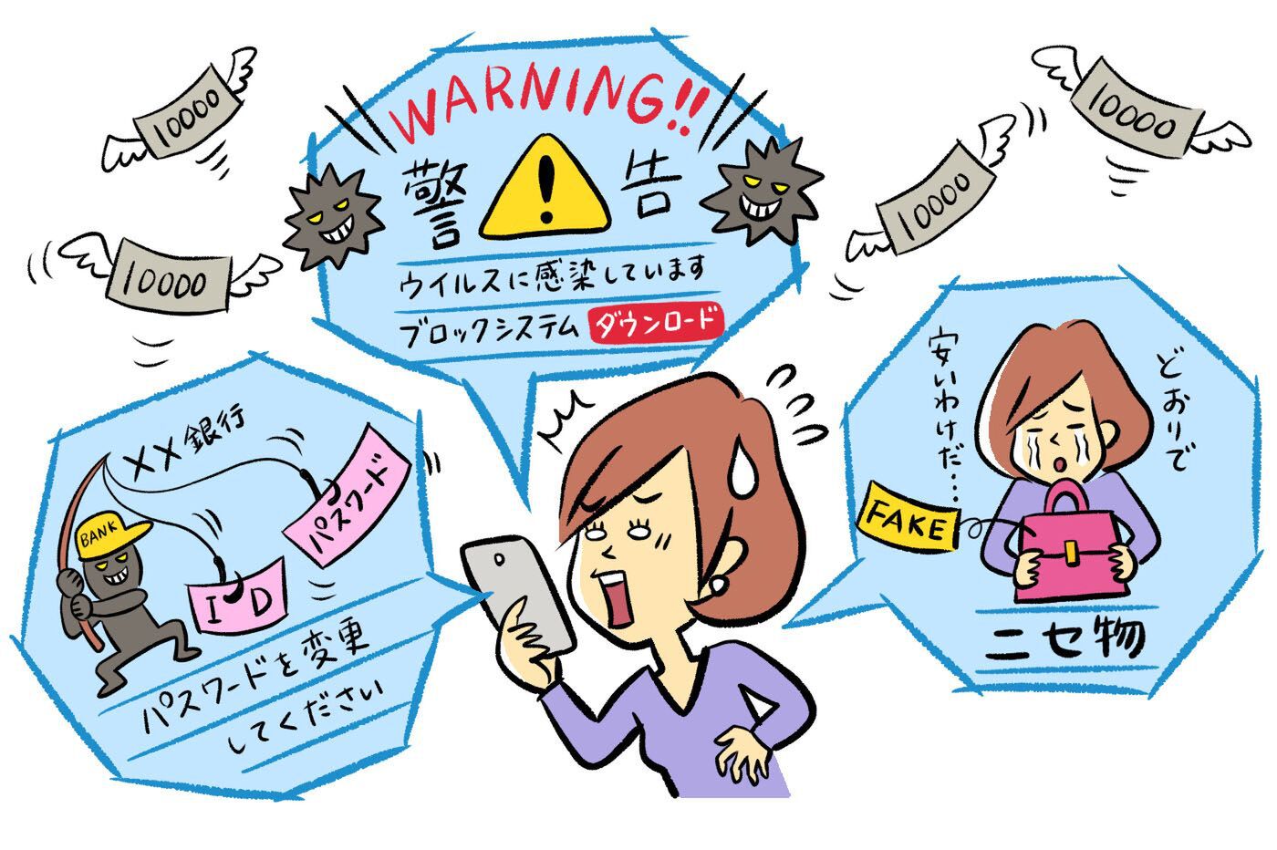 標的はワタシ?! 最新ネット詐欺の手口と予防対策とは? - 暮らしニスタ