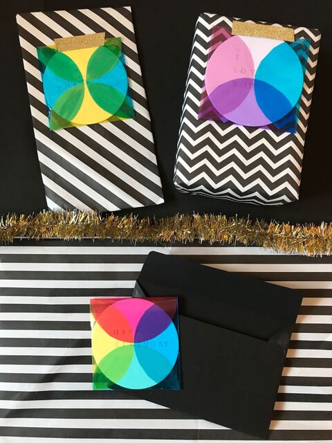 透明折り紙とコースターを使ったカラフル封筒 暮らしニスタ 透明折り紙とコースターを使ったカラフル封筒 暮らしニスタ