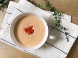 ふわふわとろとろ♩人参と新じゃがの豆乳ポタージュ