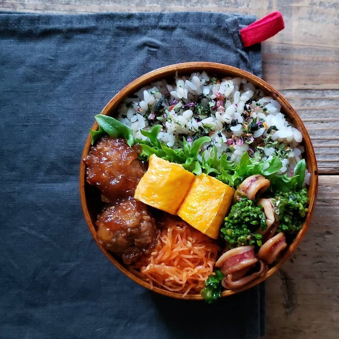 イカと菜の花の味噌炒め