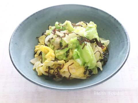 ゆで置きキャベツで作る 塩こんぶキャベツ 暮らしニスタ