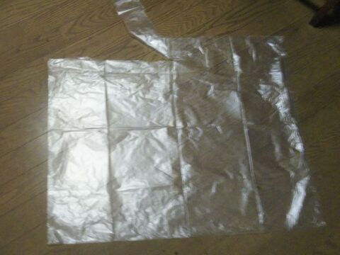 ゴミ袋で毛染めケープ 暮らしニスタ