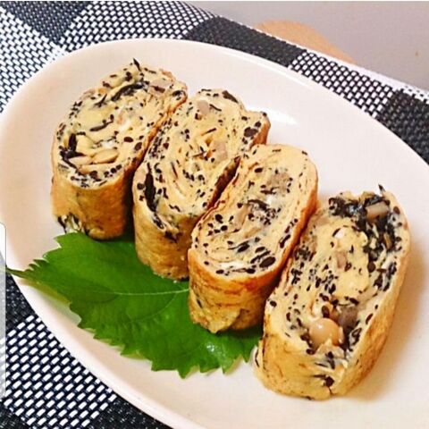 ひじき煮リメイク 厚焼き玉子 暮らしニスタ