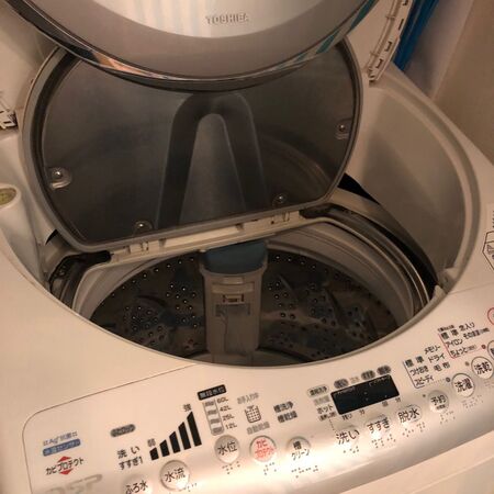 小ワザ！洗濯槽の掃除の網を使い捨てにしてみた。