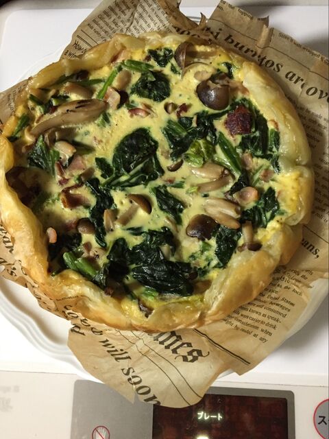 豆乳とパイシートで作る簡単キッシュ 暮らしニスタ