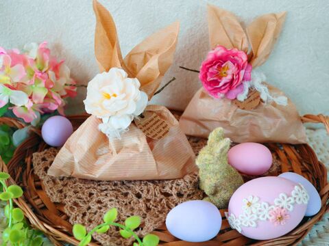 イースターのプレゼントに クラフト紙で作るうさぎbag 暮らしニスタ イースターのプレゼントに クラフト紙で作るうさぎbag 暮らしニスタ