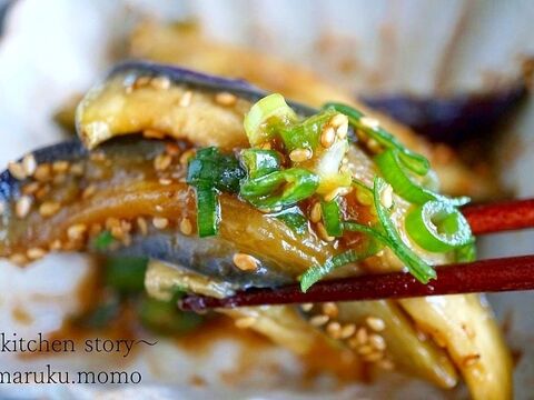 簡単 焼き肉のたれで レンチン茄子のおつまみ 暮らしニスタ