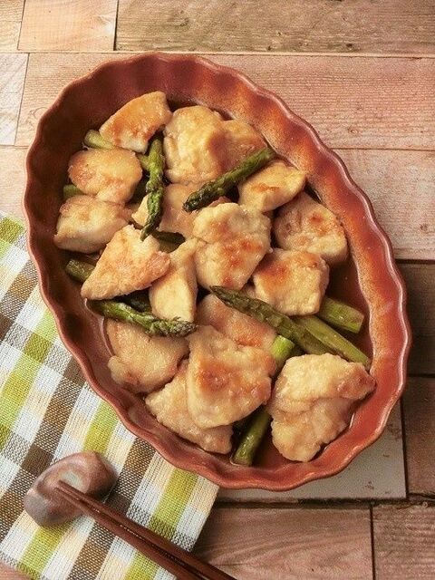 鶏胸肉とアスパラガスの青じそドレッシング漬け 暮らしニスタ