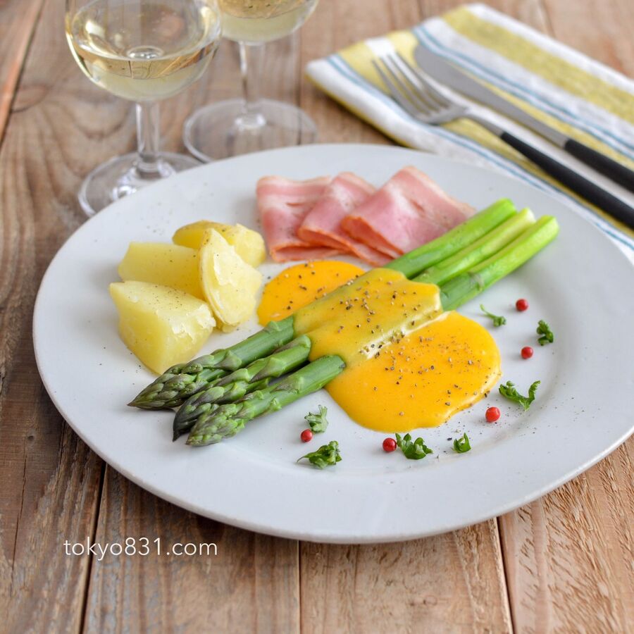 アスパラガスのオランデーズソース レンジで簡単 本格的 パーティーに 暮らしニスタ アスパラガスのオランデーズソース レンジで簡単 本格的 パーティーに 暮らしニスタ